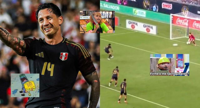 Peruanos en X sacan peculiares memes tras penal fallido de Gianluca Lapadula en el segundo tiempo.