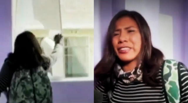 Mujer denuncia a sus exsuegros por desalojarla de la casa que construyó en Huaycán.
