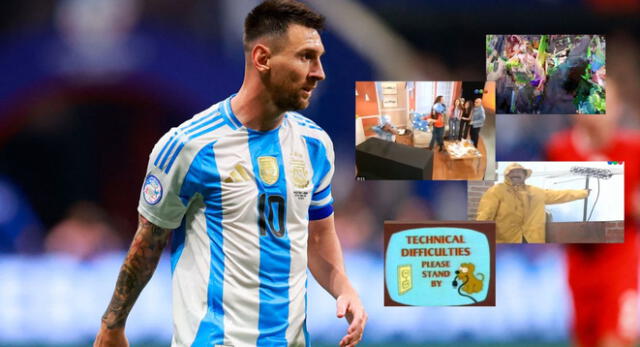Argentinos en redes sociales arremeten contra Telefe por fallas en la transmisión de la Copa América 2024.