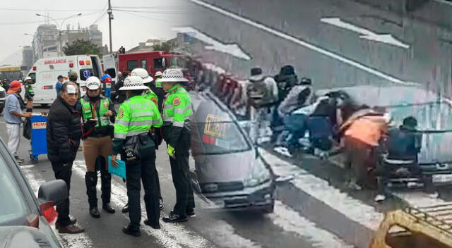 Accidente en avenida Abancay se habría dado porque chofer se distrajo con su perro.