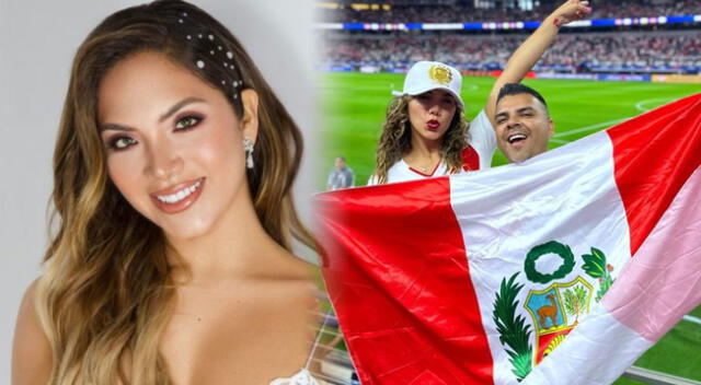 Isabel Acevedo asistió al estadio junto a su esposo para alentar a Perú en partido con Chile y recibió inesperados mensajes en redes.