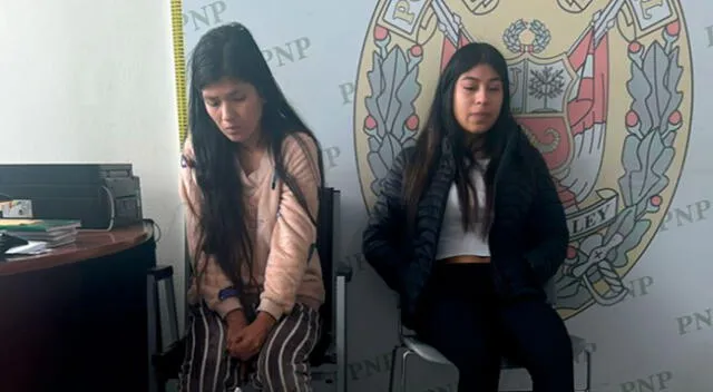 Mujeres fueron identificadas como Dayana Michelle Morena Plasencia y Jhoselyn Valeria Plasencia Noriega.