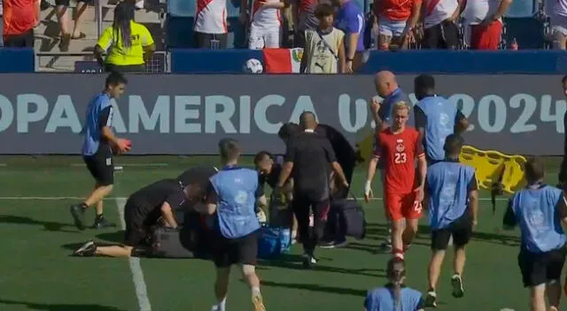 Perú vs. Canadá: árbitro asistente se desplomó durante el partido por golpe de calor