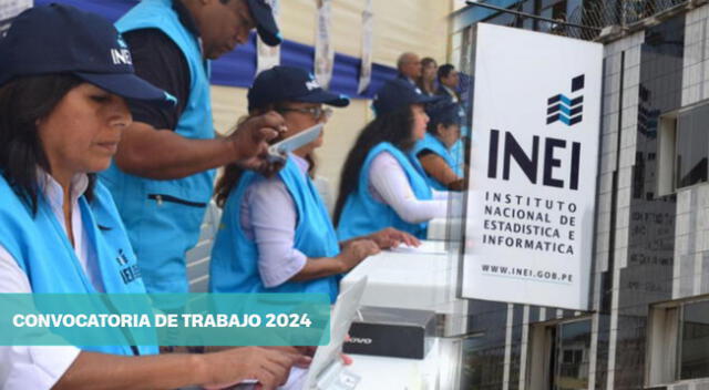 INEI lanza plazas de empleabilidad con pagos que pasan los 4 mil soles.