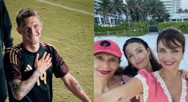 Familiares de Oliver Sonne llegaron a Miami para el Perú vs Argentina por la Copa América 2024.