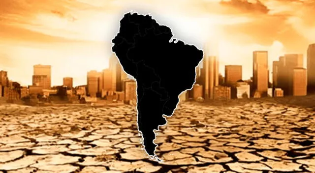 Países de Sudamérica entre los más afectados, actualmente, por el calentamiento global.