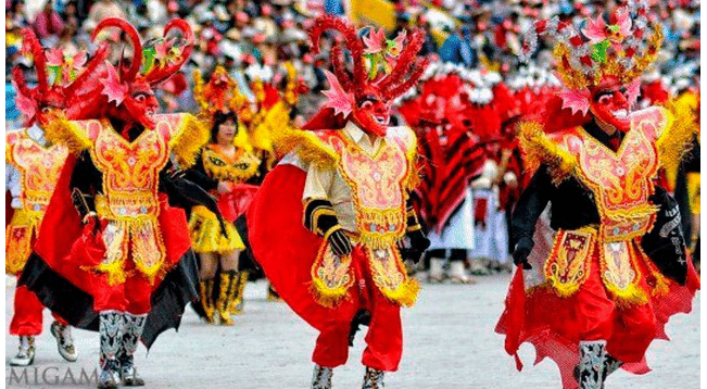 La diablada es uno de las danzas típicas más conocidas en el Perú.