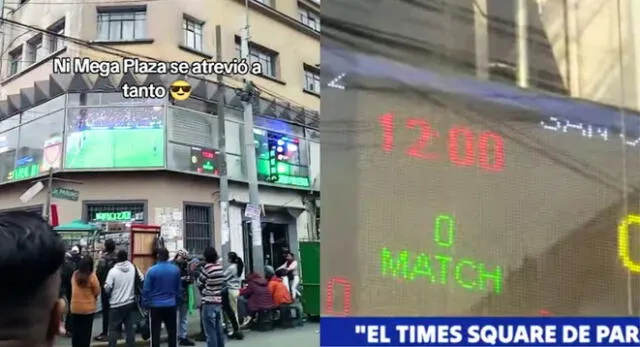 Peruanos quedan en shock con el nuevo "Times Square Paruro" en pleno Centro de Lima y escena es viral.