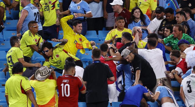 Identifican a jugadores uruguayos que agredieron a hinchas colombianos tras perder en las semifinales de la Copa América