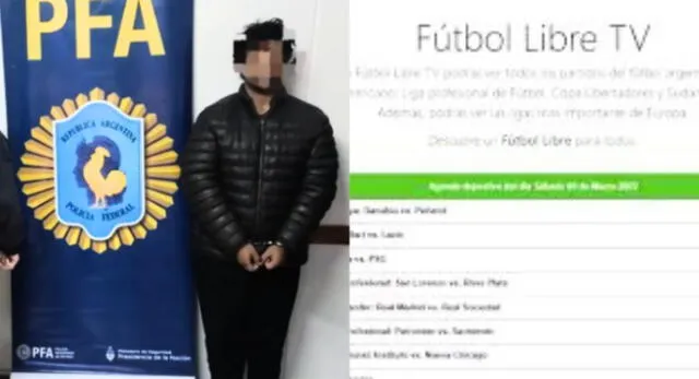 Conoce quién es el joven de 23 años detenido en Argentina por ser el creador de "Fútbol Libre".