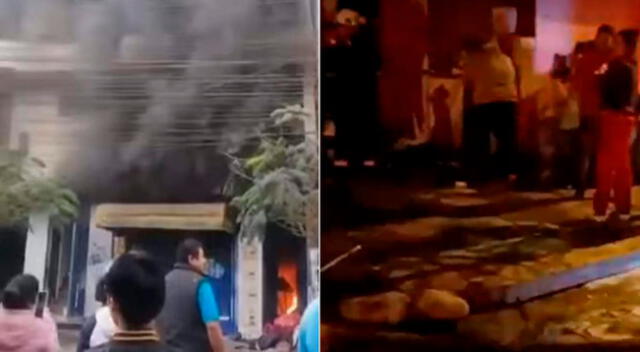 Hasta el lugar se movilizaron 10 unidades para controlar en incendio.