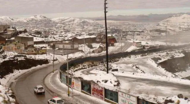 Las frías temperaturas estarán acompañadas de lloviznas y neblina en la costa.