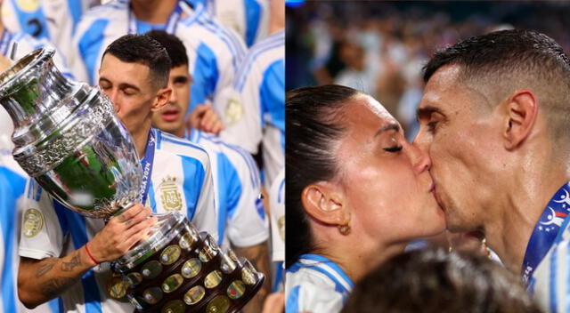 Ángel Di María y el hermoso momento que vivió tras ganar la Copa América.