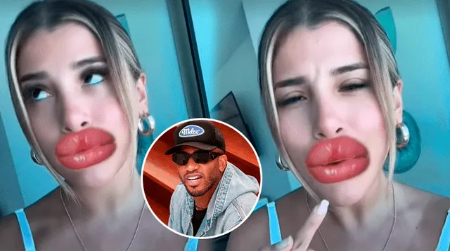 Yahaira Plasencia se une a trend y se burla de sus labios.