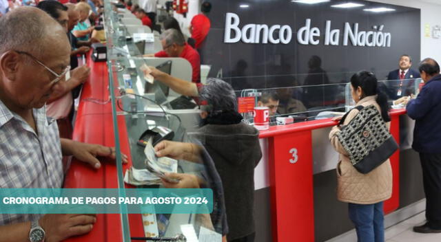 Ya no falta nada para el cobro de sueldos y pensiones del Banco de la Nación.