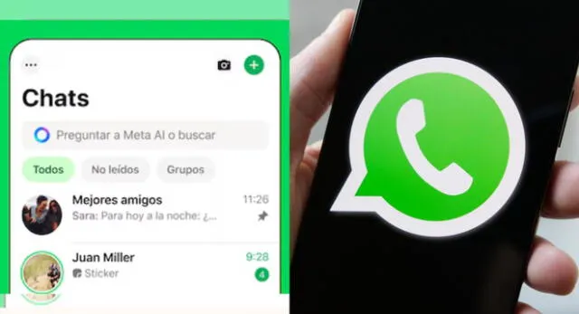 ¿Qué hacer si no me aparece el círculo azul de Meta AI de WhatsApp en mi celular?