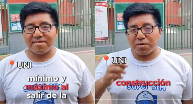 Estudiante de la UNI sorprende con monto que espera ganar mensualmente cuando egrese de su carrera.