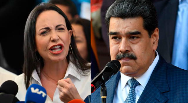 María Corina Machado rechazó resultados del CNE que da ganador a Nicolás Maduro.