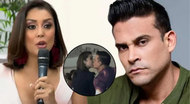 Karla Tarazona se defiende de críticas por sus hijos y niega que hayan visto su beso con Christian Domínguez.