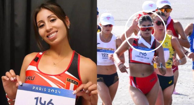 Kimberly García no logró subirse al podio en marcha femenina en los Juegos Olímpicos Paris 2024.