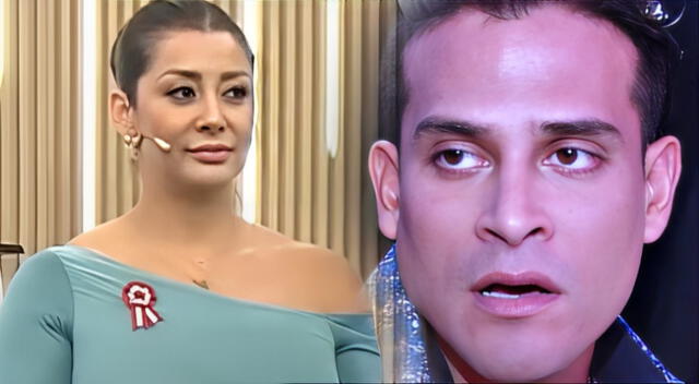 Karla Tarazona hace cruel broma a Christian Domínguez tras beso.