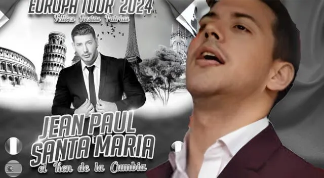 Jean Paul Santa María: Cancelan su concierto en España por falta de público.