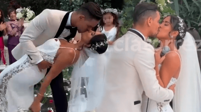 Melissa Paredes tiene románticas palabras para con Anthony Aranda en su boda.