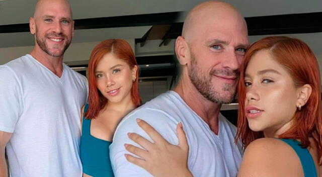 Marina Gold se luce junto al famoso actor de cine para adultos 'Brazzers'.