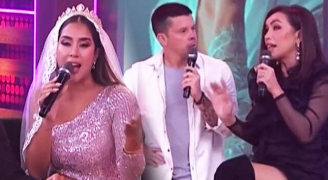 Melissa Paredes reaccionó tras críticas de Nicole Akari por look y vestido.