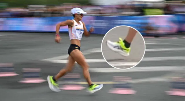 María Pérez sacó los pies de la pista y no fue sancionada en París 2024.