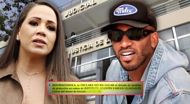 Melissa Klug molesta porque su hijo perdió medidas de protección contra Jefferson Farfán.