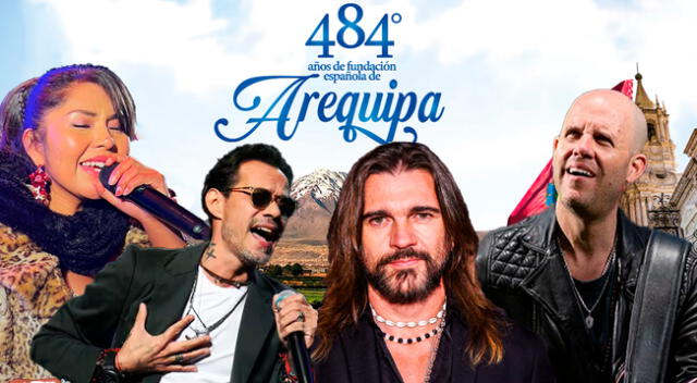 Conciertos por el Aniversario de Arequipa 2024: Artistas invitados, precios, lugares y más