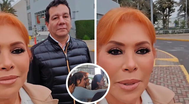 Magaly Medina sorprende al visitar Pachacamac junto a Patrick Llamo y Ney Guerrero.