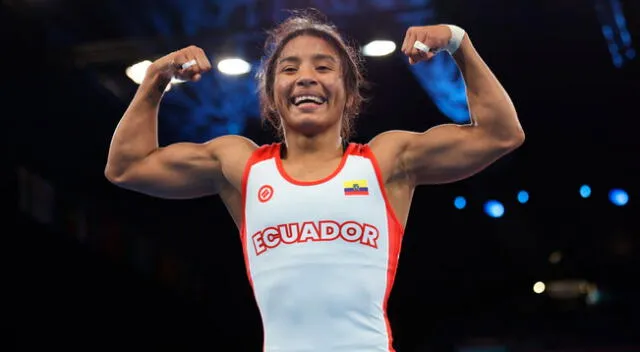 Lucía Yépez pasó a la final de lucha en los Juegos Olímpicos de París 2024.