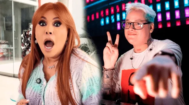 Magaly Medina ignora  su ex DJ tras revelar comprometedor audio de ella.