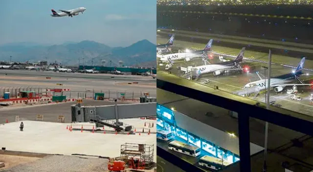 Simulacro en el nuevo aeropuerto Jorge Chávez.