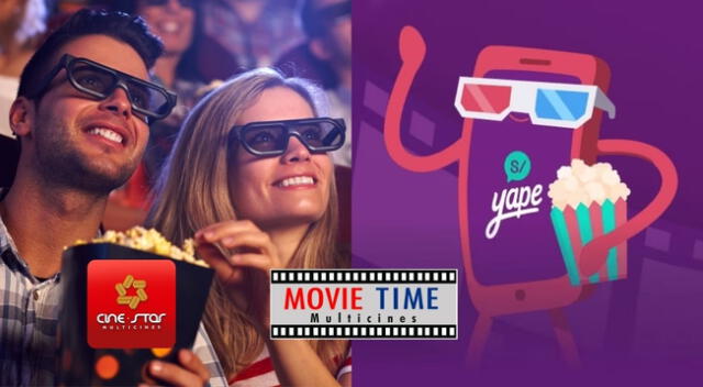 Yape lanzó una nueva oferta para ir al cine en Movie Time o Cinestar durante el mes de agosto.