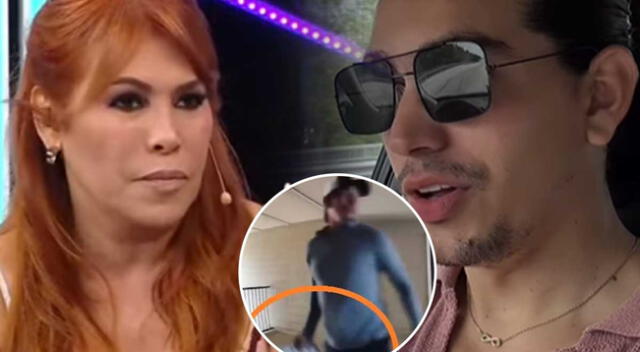 'Principito' arremete contra Magaly Medina por sus videos robando en EEUU.