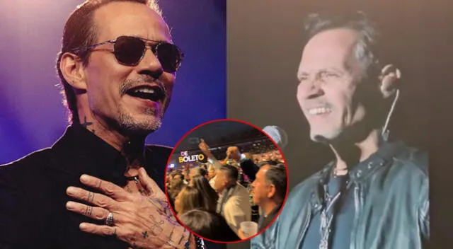 Marc Anthony quedó confundido durante su concierto en Arequipa.