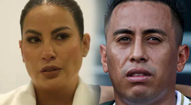 Pamela López muestra los videos de Christian Cueva agrediéndola.