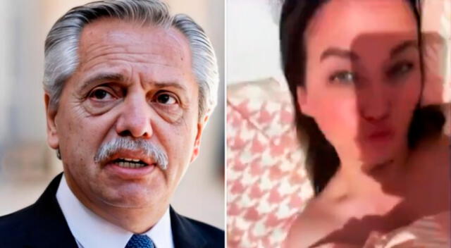 Influencer revela si tuvo o no romance con Alberto Fernández.