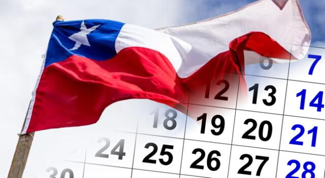 Feriados de septiembre en Chile por Fiestas Patrias.