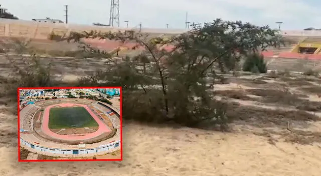 Estadio de Piura luce abandonado por el olvido y la irresponsabilidad de las autoridades.