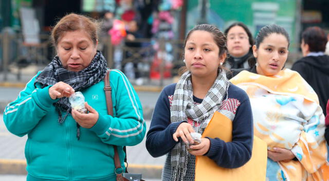 Limeños sufren con las bajas temperaturas del presente invierno. Frío continuará, señala Senamhi.