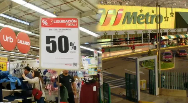 Metro UNI cierra sus puertas y todo se va al 50%, así que aprovecha las ofertas.