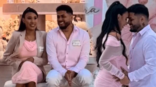 Samahara Lobatón y Bryan Torres se muestran como pareja en el baby shower de su bebé pese a separación.