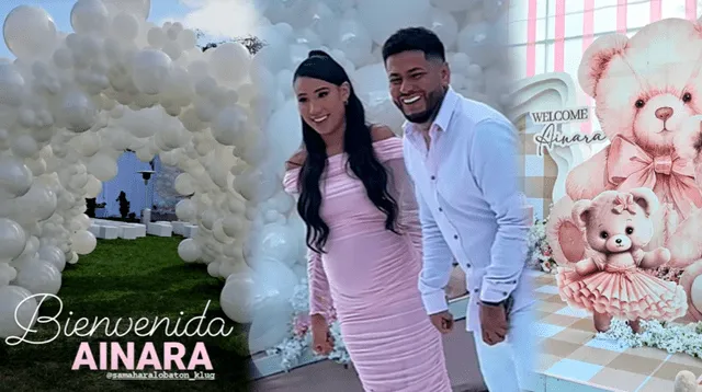 Samahara Lobatón y Bryan Torres tienen lujoso baby shower.