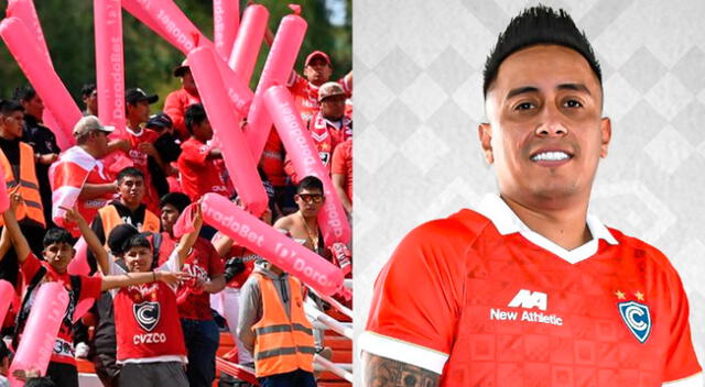 Hinchas de Cienciano piden por Christian Cueva.