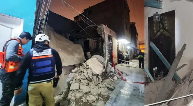 Capilla se derrumba en el Rímac, pero imagen de virgen se salvó por completo.