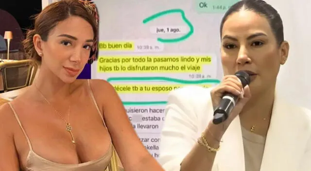 Pamela Franco y Nardha Valverde tenían una relación cercana, pese a que en el pasado lo negó.